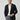 Appearance-An-Ivy-Flannel-Blazer-Jakke-Dobbeltradet-Double-Breated-Sort-Black-Herre-Maend-Men-Unstructured-Wool-Uld